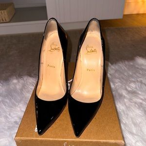 Christian Louboutin So Kate Patent Pointed-Toe Red Sole Pump